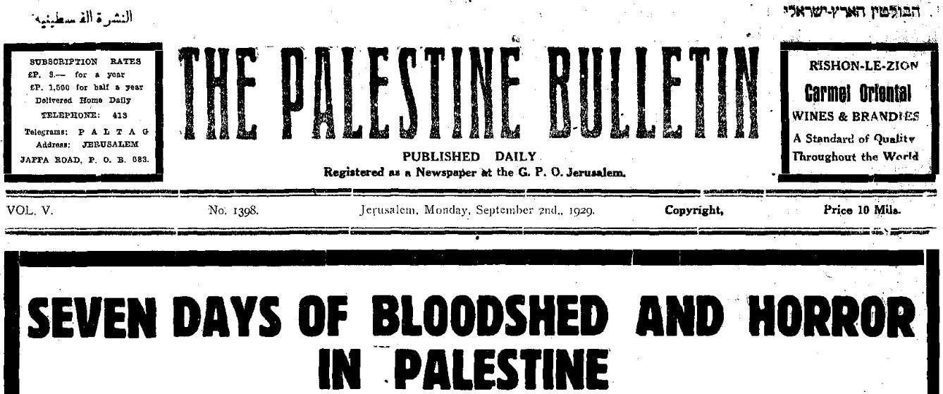 Palestine_Bulletin_2.9.1929